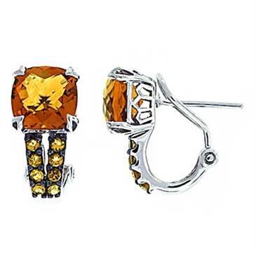 Prima Citrine Earrings