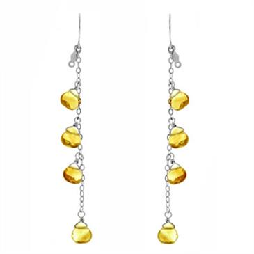 Prima Citrine Earrings