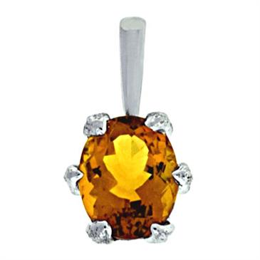 Prima Citrine Pendant