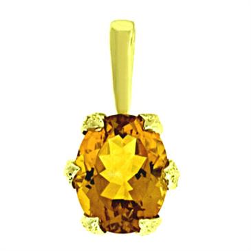 Prima Citrine Pendant