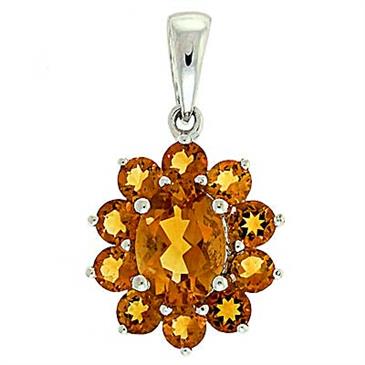 Prima Citrine Pendant