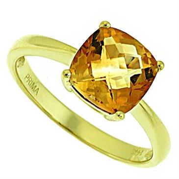 Prima Citrine Ring