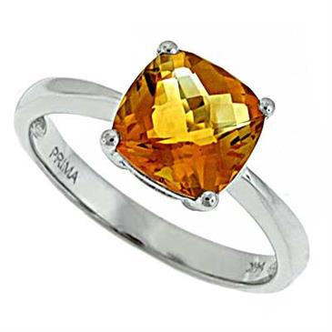 Prima Citrine Ring