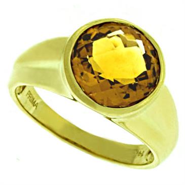 Prima Citrine Ring