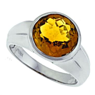 Prima Citrine Ring