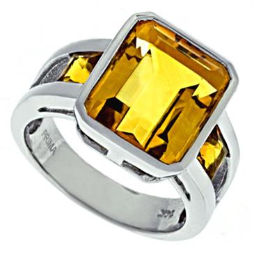 Prima Citrine Ring