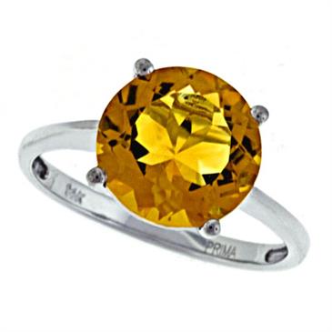 Prima Citrine Ring