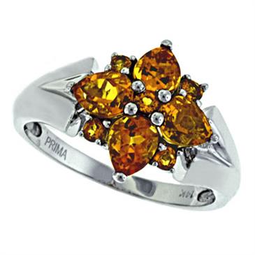 Prima Citrine Ring