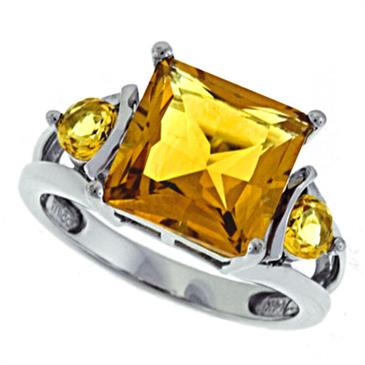 Prima Citrine Ring