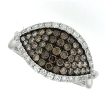 Prima Diamond & Brown Diamond Ring