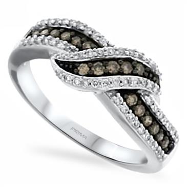 Prima Diamond & Brown Diamond Ring