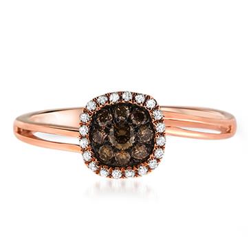 Prima Diamond & Brown Diamond Ring