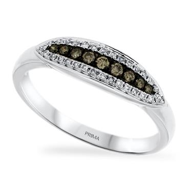 Prima Diamond & Brown Diamond Ring