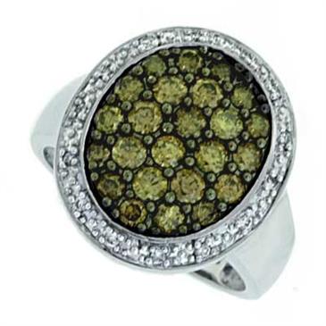 Prima Diamond & Brown Diamond Ring