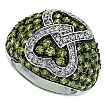 Prima Diamond & Brown Diamond Ring