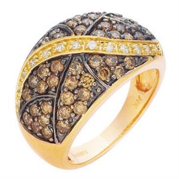 Prima Diamond & Brown Diamond Ring