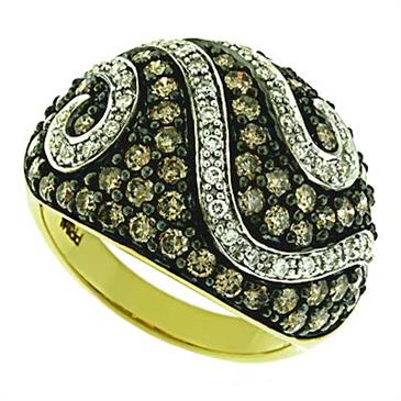 Prima Diamond & Brown Diamond Ring