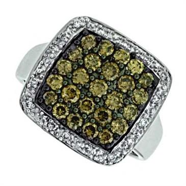 Prima Diamond & Brown Diamond Ring