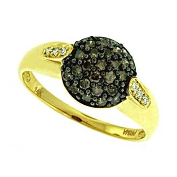 Prima Diamond & Brown Diamond Ring