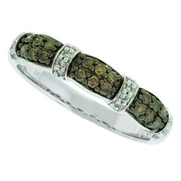 Prima Diamond & Brown Diamond Ring