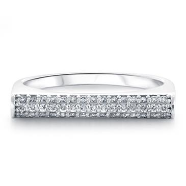 Prima Diamond 3 Row Stack Ring