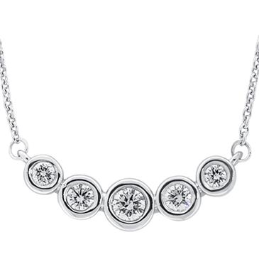 Prima Diamond 5 Stone Necklace