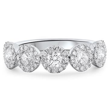 Prima Diamond 5 Stones Band