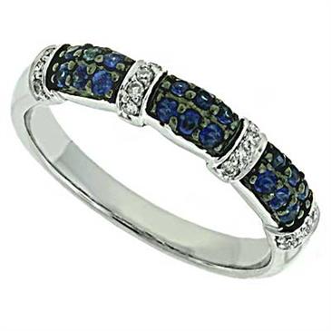 Prima Diamond And Sapphire Ring