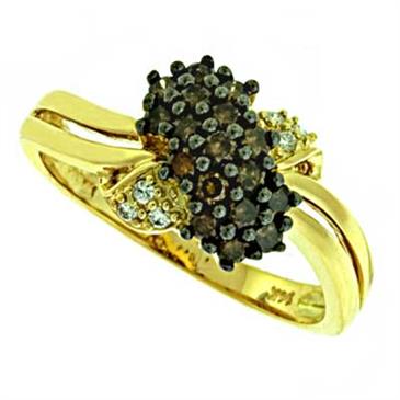 Prima Diamond & Brown Diamond Ring