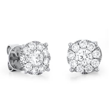 Prima Diamond Cluster Earrings