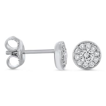 Prima Diamond Cluster Earrings