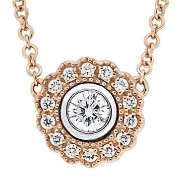 Prima Diamond Cluster Necklace