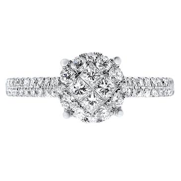 Prima Diamond Cluster Ring