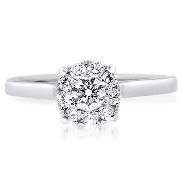 Prima Diamond Cluster Ring