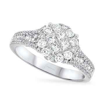 Prima Diamond Cluster Ring