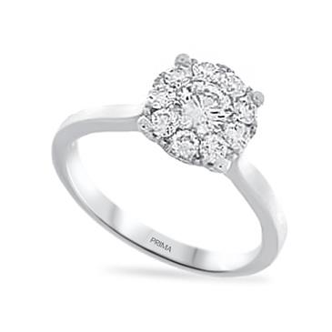 Prima Diamond Cluster Ring