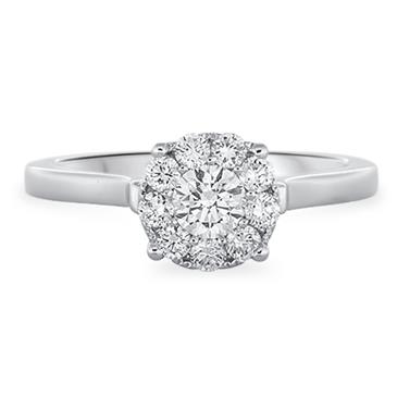 Prima Diamond Cluster Ring