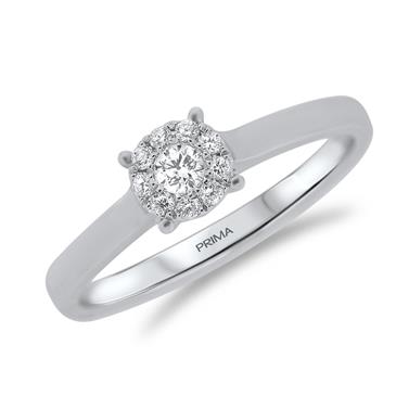 Prima Diamond Cluster Ring