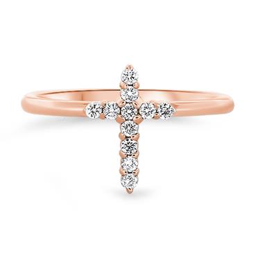 Prima Diamond Cross Ring