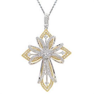 Prima Diamond Crosses Pendants