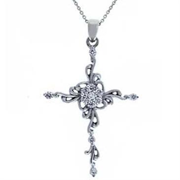 Prima Diamond Crosses  Pendants