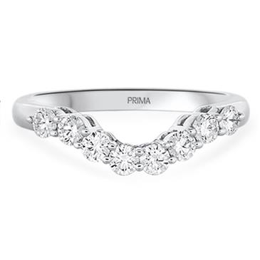 Prima Diamond Curved Band