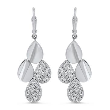 Prima Diamond Dangle Earrings