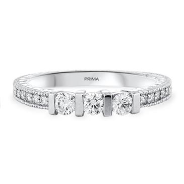 Prima Diamond Engagement Band