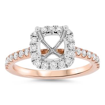 Prima Diamond Engagement Ring (1.00ct WG Head/RG Shank)