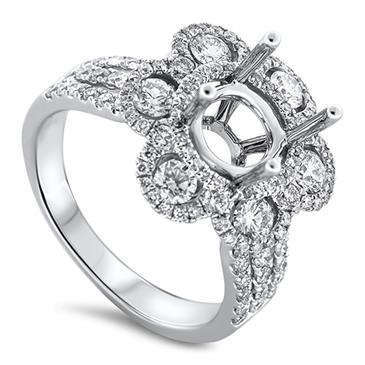 Prima Diamond Engagement Ring (2.00ct Center)