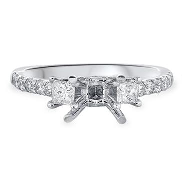 Prima Diamond Engagement Ring (5.5MM Princess Cut)