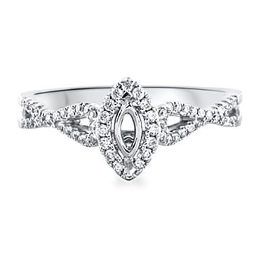 Prima Diamond Engagement Ring (6x3 Marquise Center)