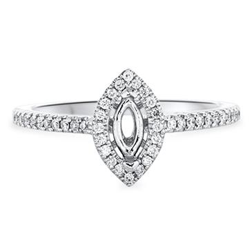 Prima Diamond Engagement Ring (6x3 Marquise Center)