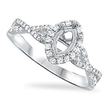 Prima Diamond Engagement Ring (8x4 Marquise Center)